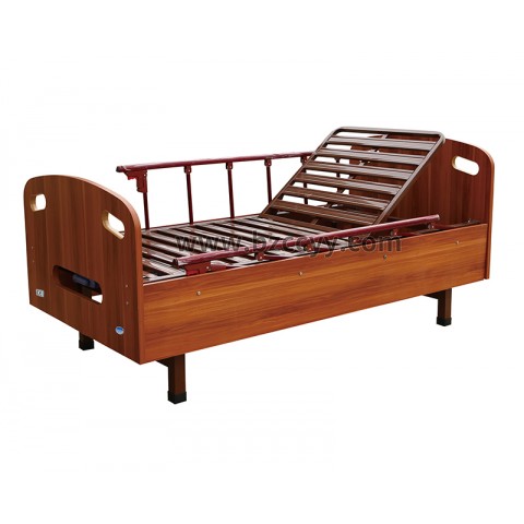 A16 实木床头床框双摇护理床