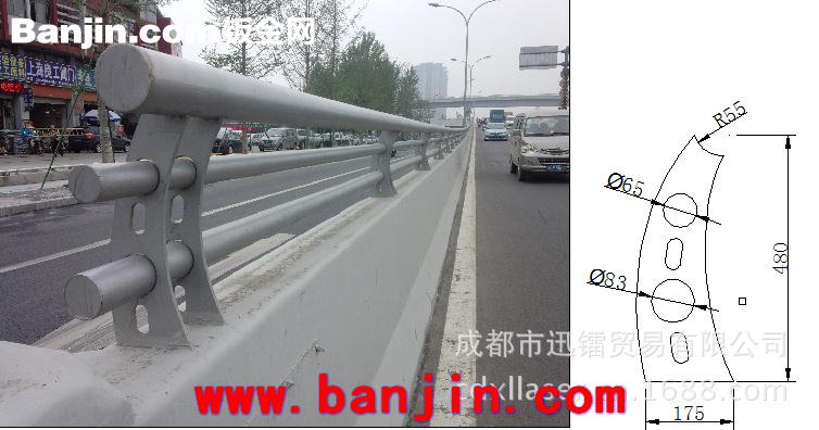 成都激光切割加工定制 桥梁护栏立柱