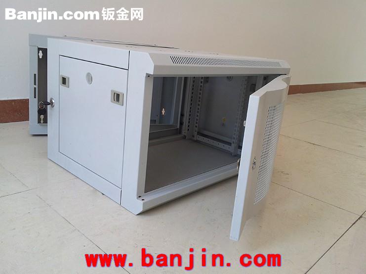 4U标准网吧用机柜 可定制专业的壁挂式双结构网络交换机挂墙柜