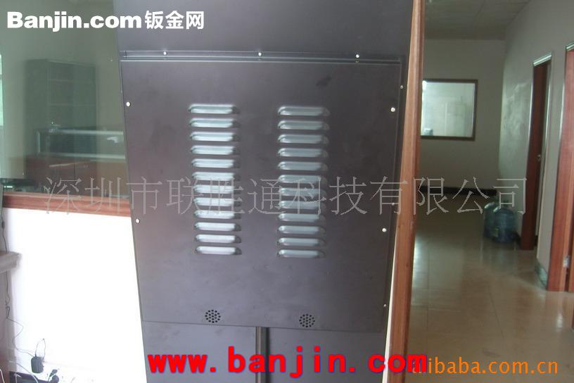 供应超薄视频播放广告机金属促销架（自有展示架数控）
