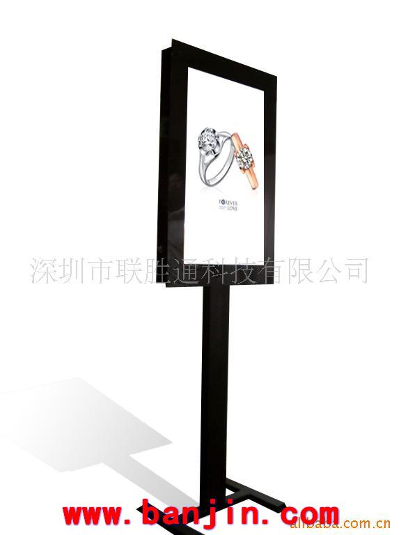 供应播放广告金属促销展示架（四千㎡展示架实体工厂）