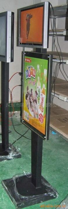 供应货架广告机展示金属促销架（自有展示架数控加工）