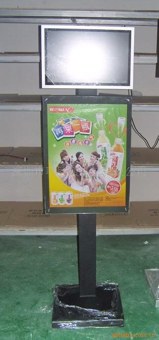 供应货架广告机展示金属促销架（自有展示架数控加工）