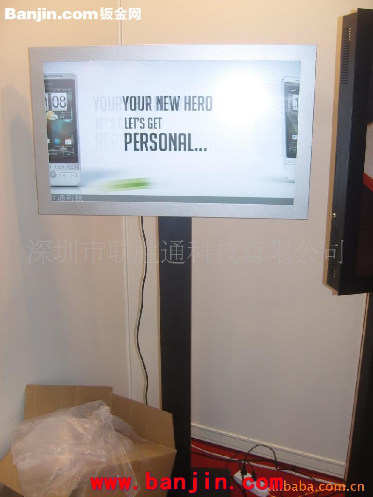 供应播放视频金属促销展示架（四千㎡展示架实体工厂）