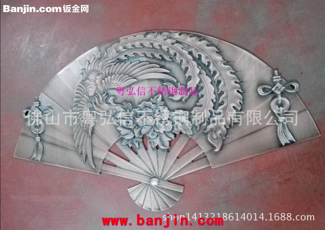 大型铝板雕刻画 红古铜百凤朝鸣深度雕刻工艺画厂家定做