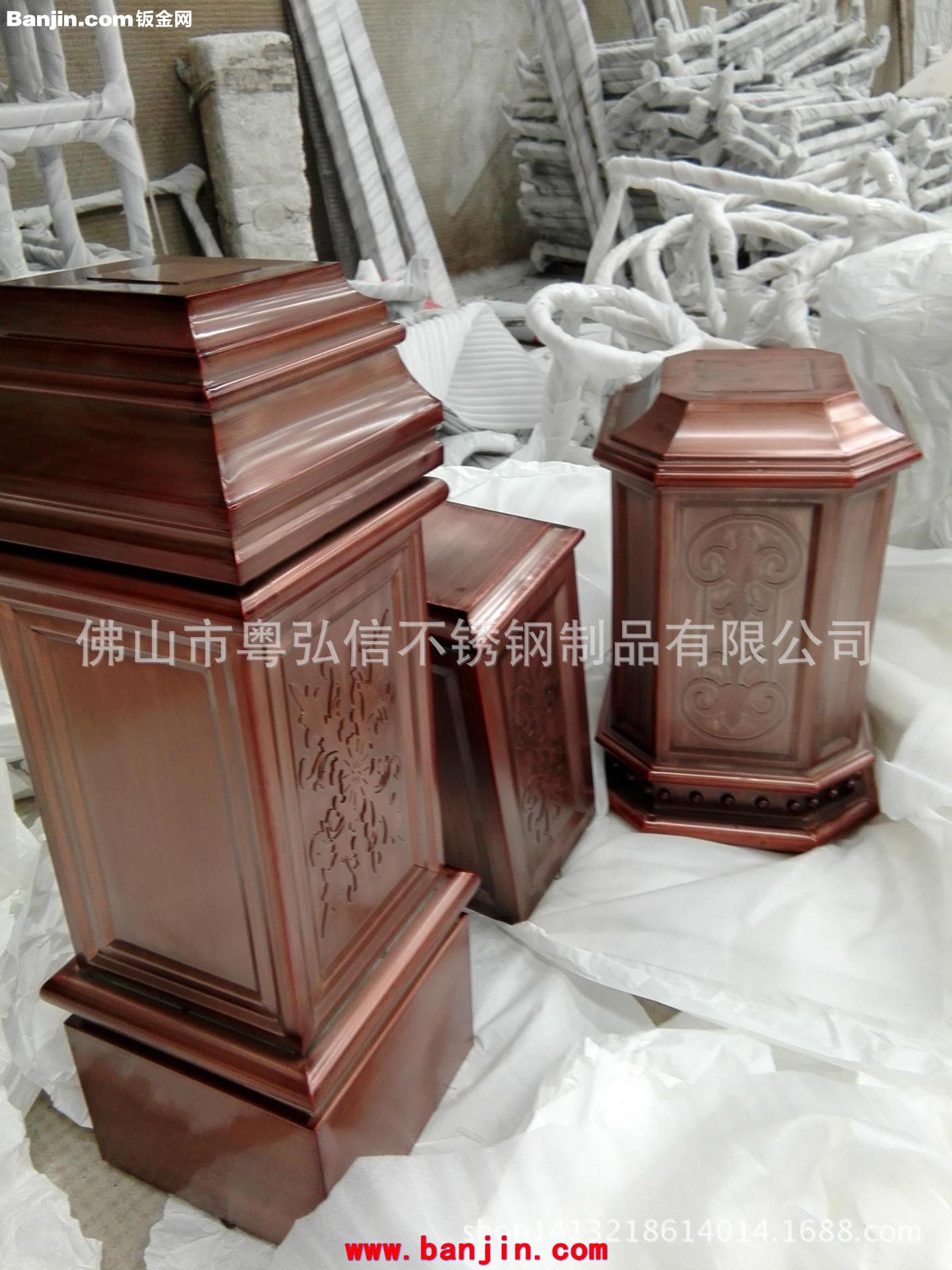 别墅不锈钢护栏 红古铜不锈钢栏杆阳台护栏 异形工件加工