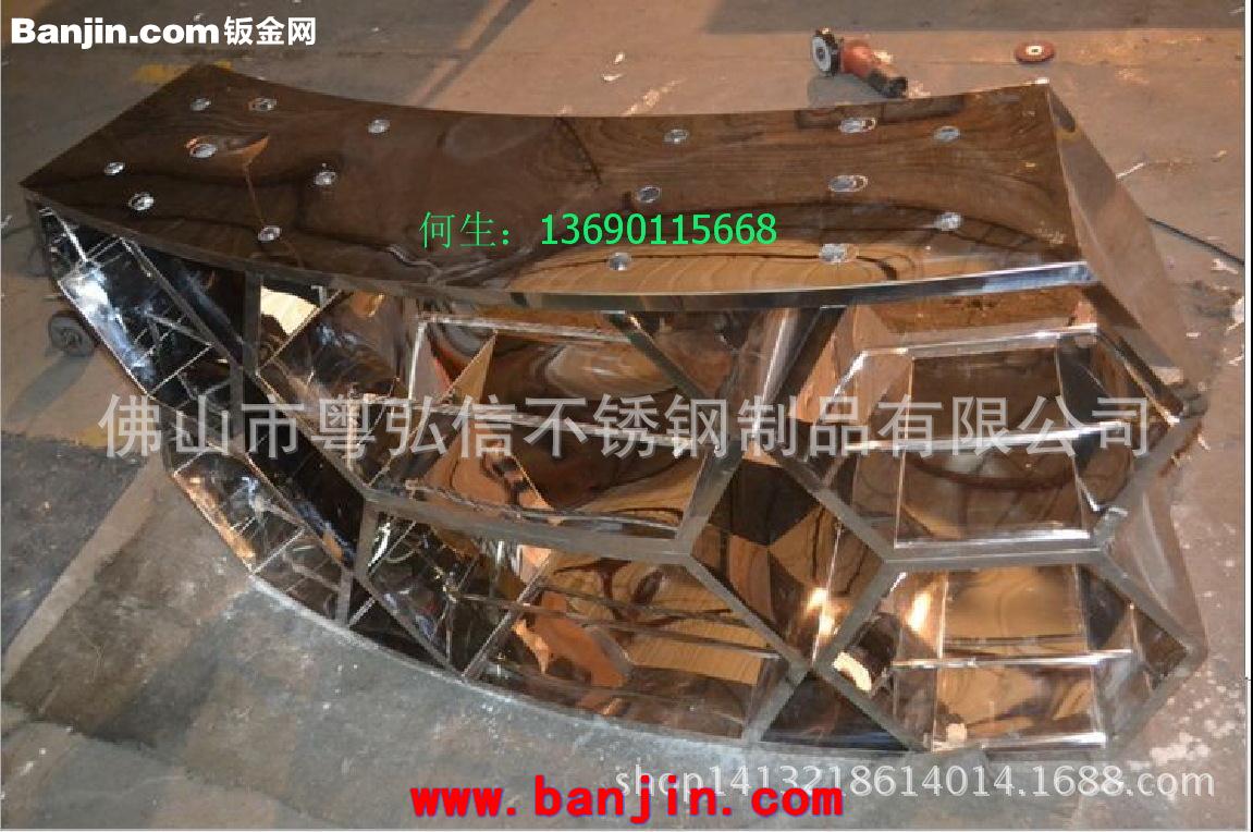 古铜不锈钢酒柜定做 造型不锈钢酒柜来图定做 仿古不锈钢酒架加工