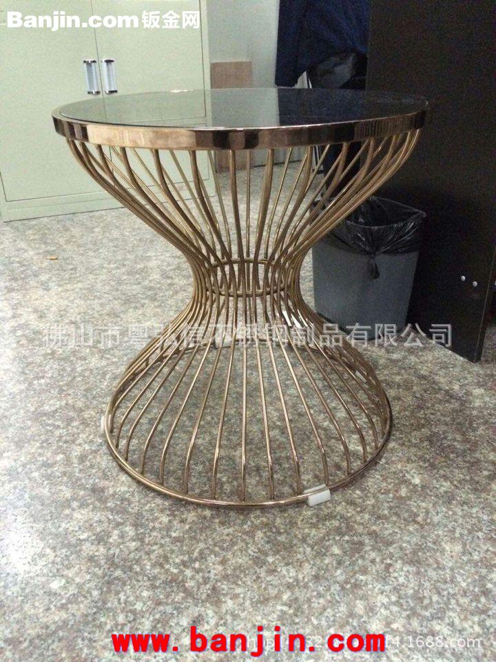 河北大型餐厅不锈钢餐桌 娱乐场所造型不锈钢茶几厂家定做