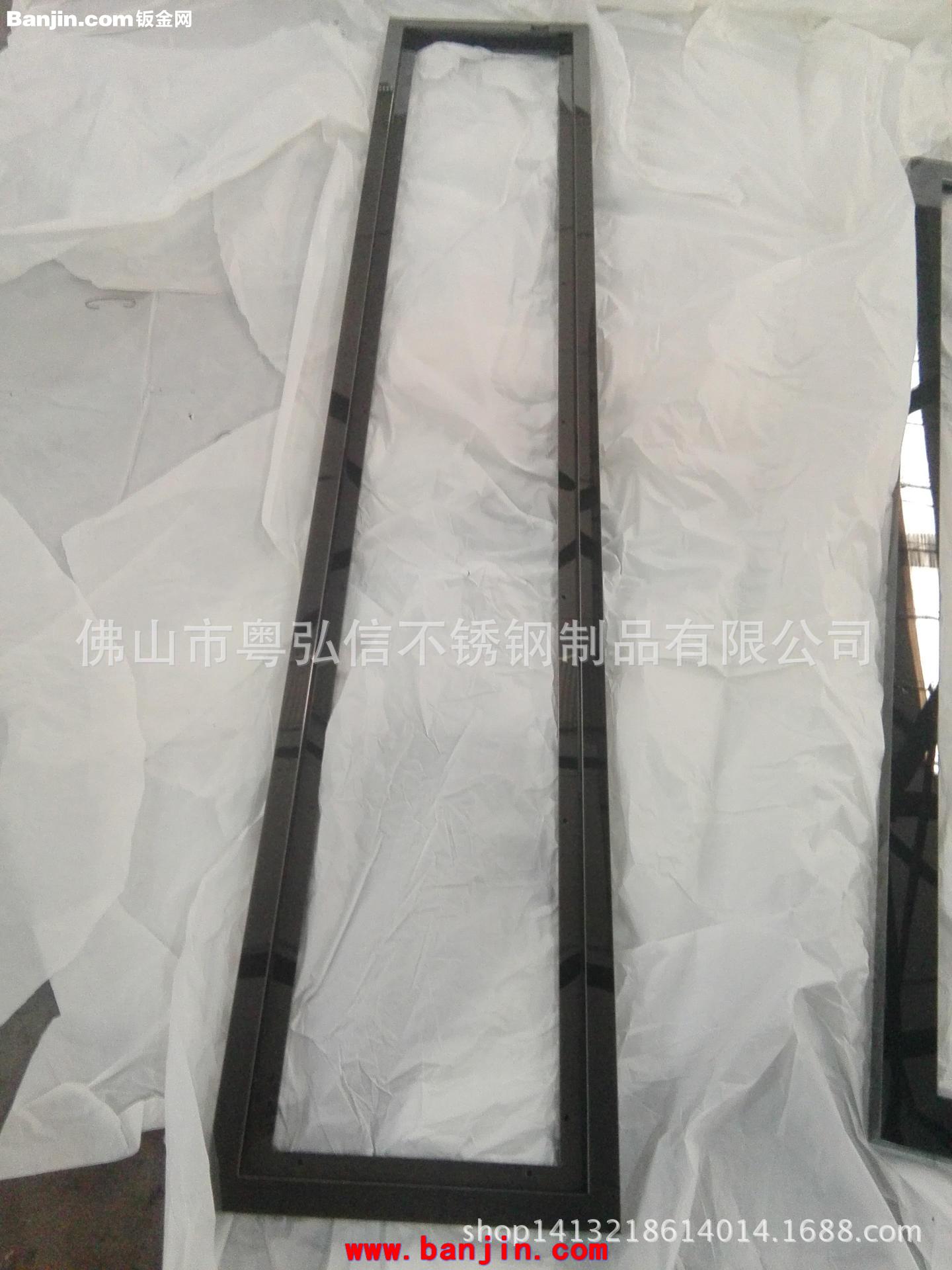 黑镜钢画框 专业订做画廊不锈钢画框装裱 酒店不锈钢装饰画框