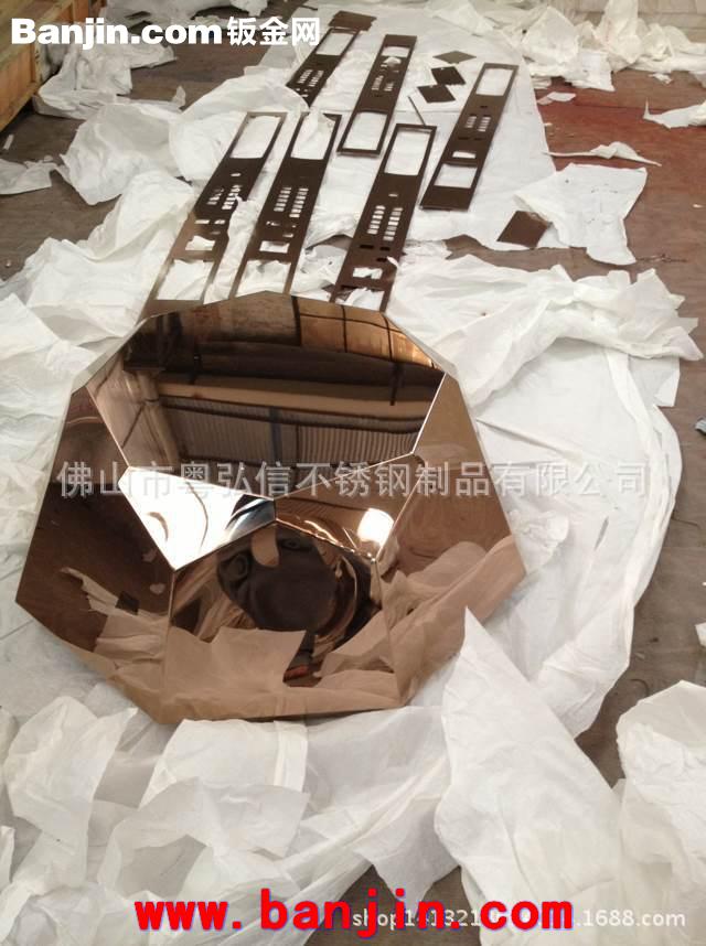 酒店大堂不锈钢花盆装饰 绿化环保不锈钢花盆 异形制品加工