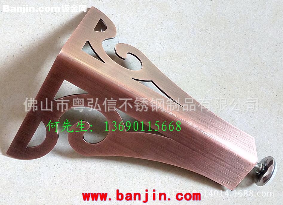 新款KTV 不锈钢茶几腿 欧式风格 玫瑰金镜面茶几脚供应