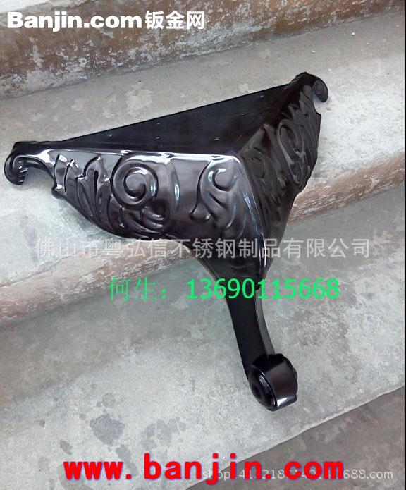 新款KTV 不锈钢茶几腿 欧式风格 玫瑰金镜面茶几脚供应