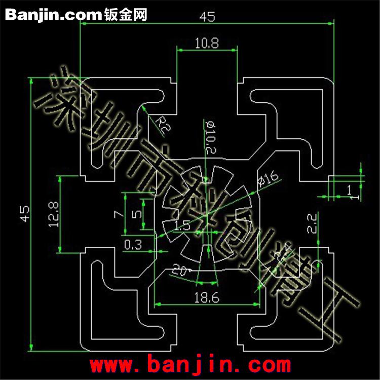 供应铝型材 工业铝型材 及种类铝合金型材配件等