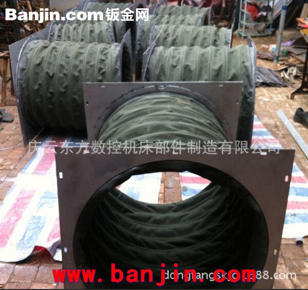 耐磨帆布伸缩软连接 方形伸缩软连接厂家 风机软连接保护套