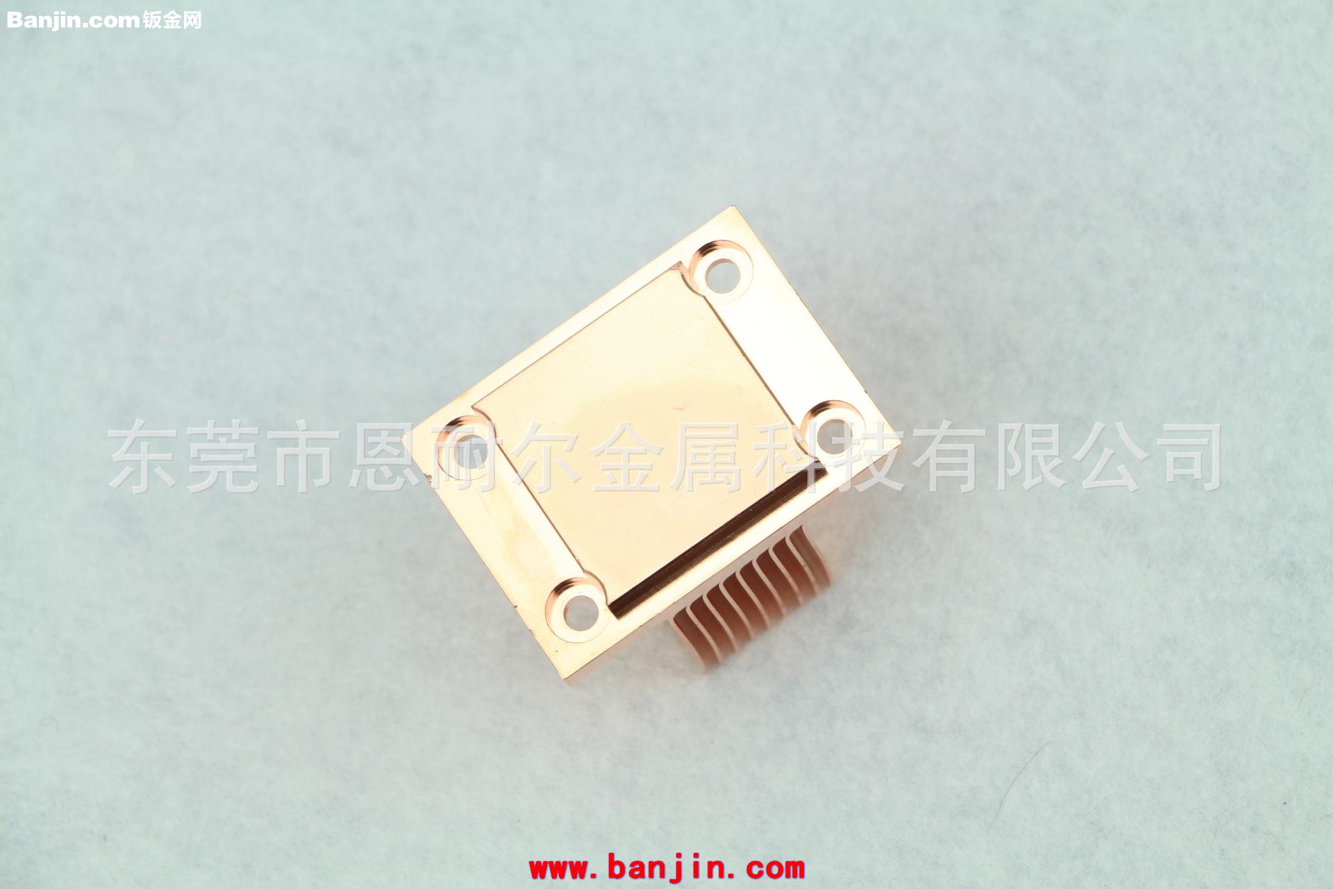 厂家供应现货纯铜散热片 五金散热片 电子散热片 翅片散热片