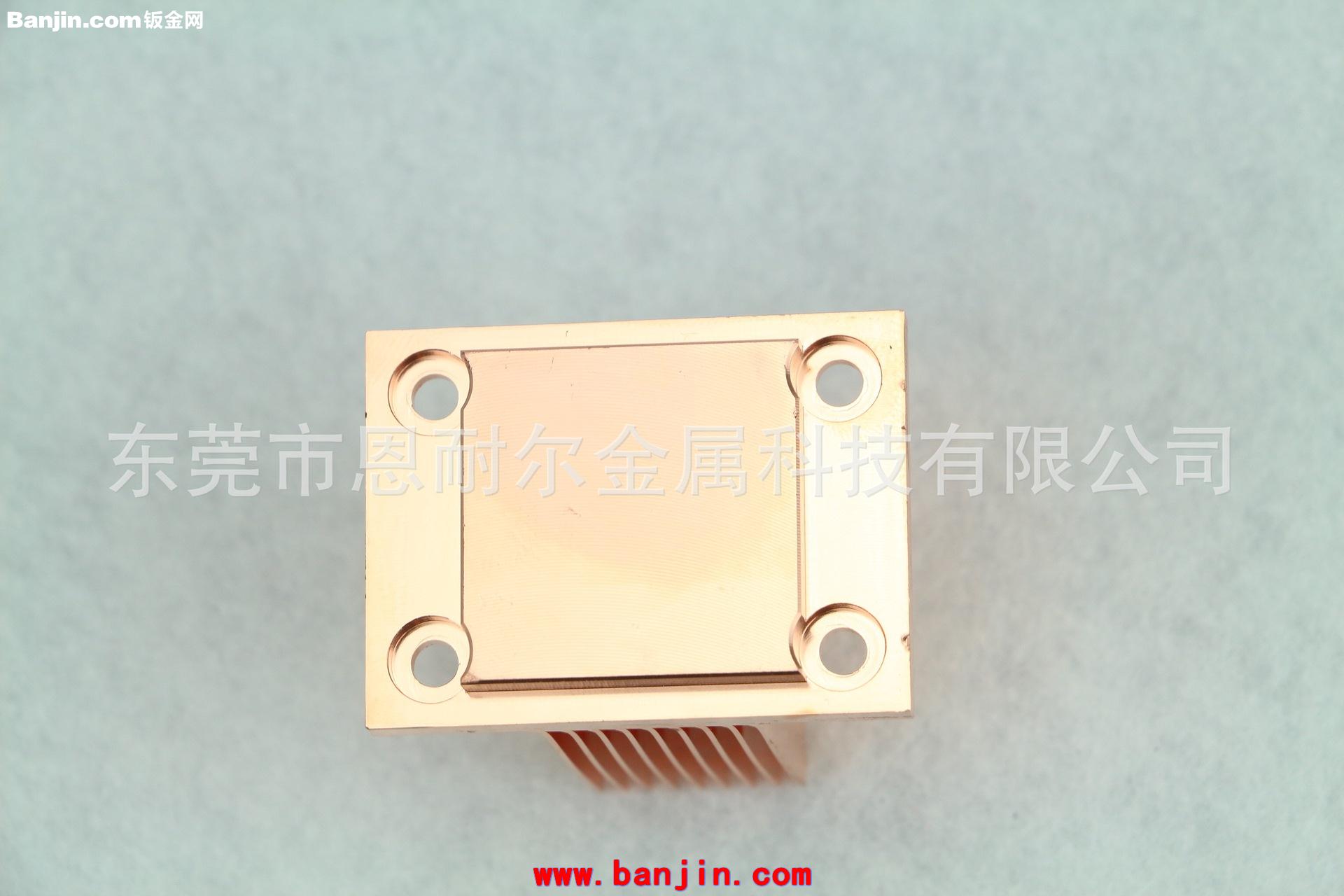 厂家供应现货纯铜散热片 五金散热片 电子散热片 翅片散热片