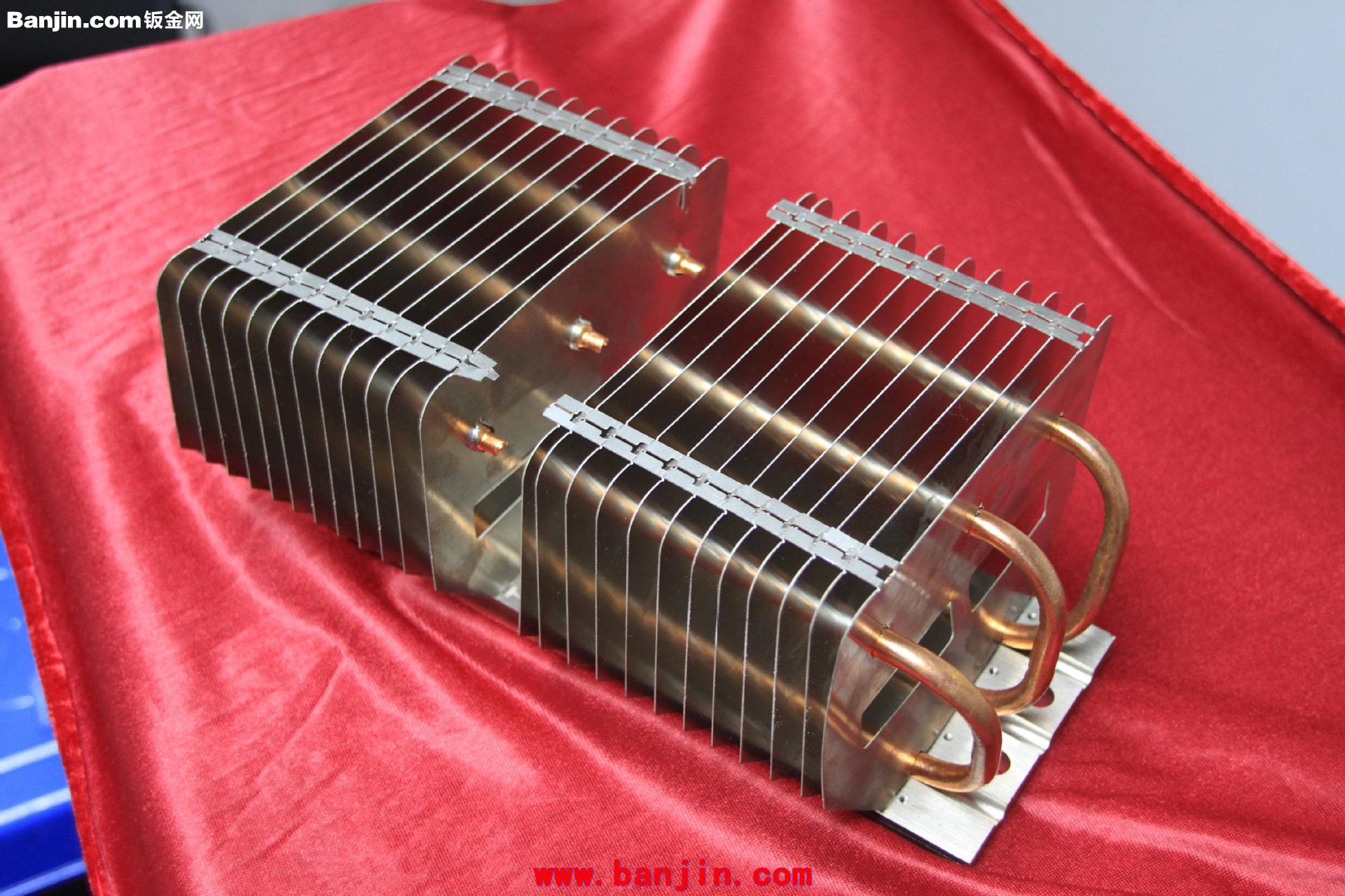 热销焊接热管散热器 铜铝复合热管散热器 热管散热器供应