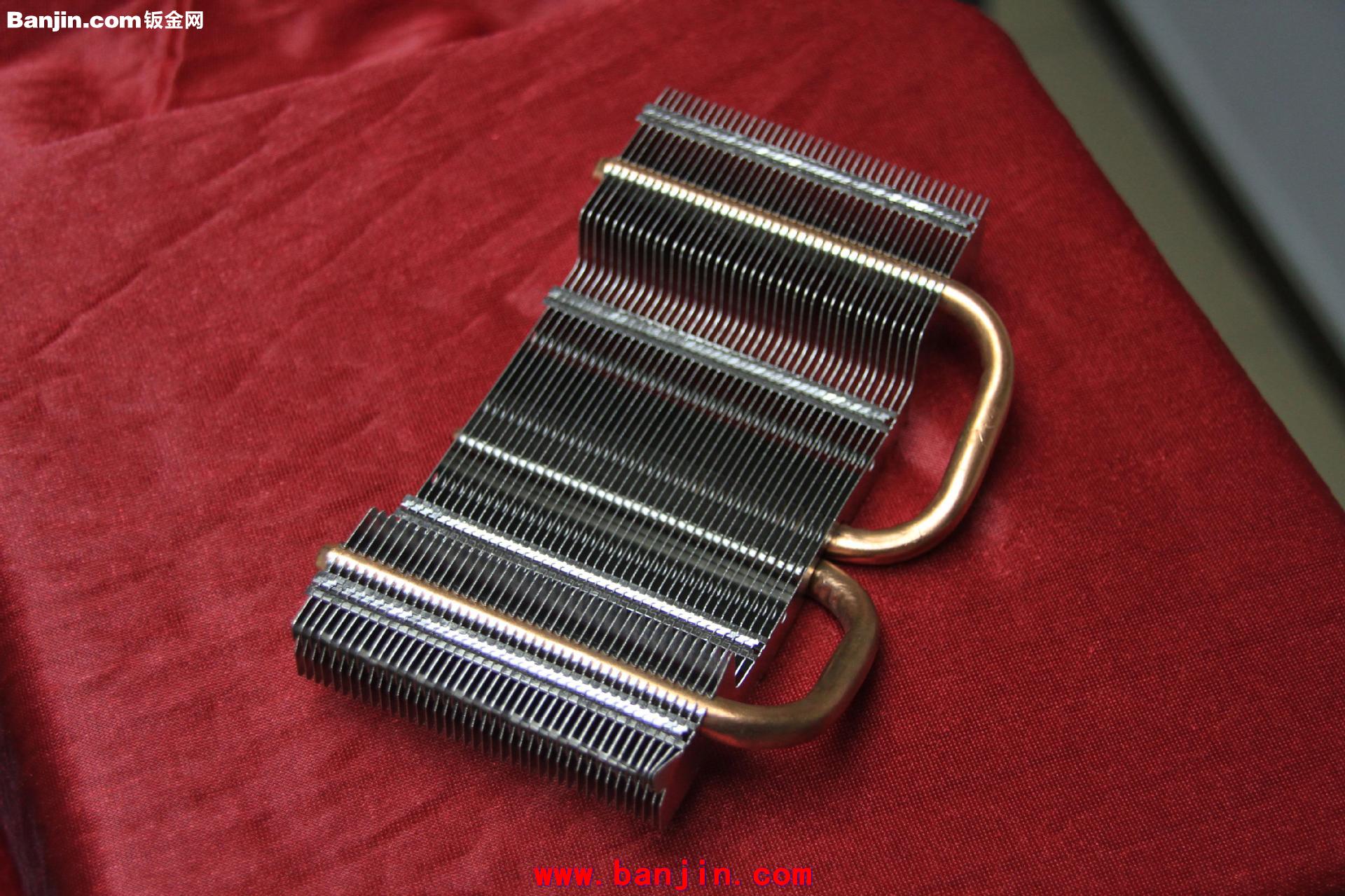 塘厦大量供应U型翅片焊接热管散热器 热管散热器厂家