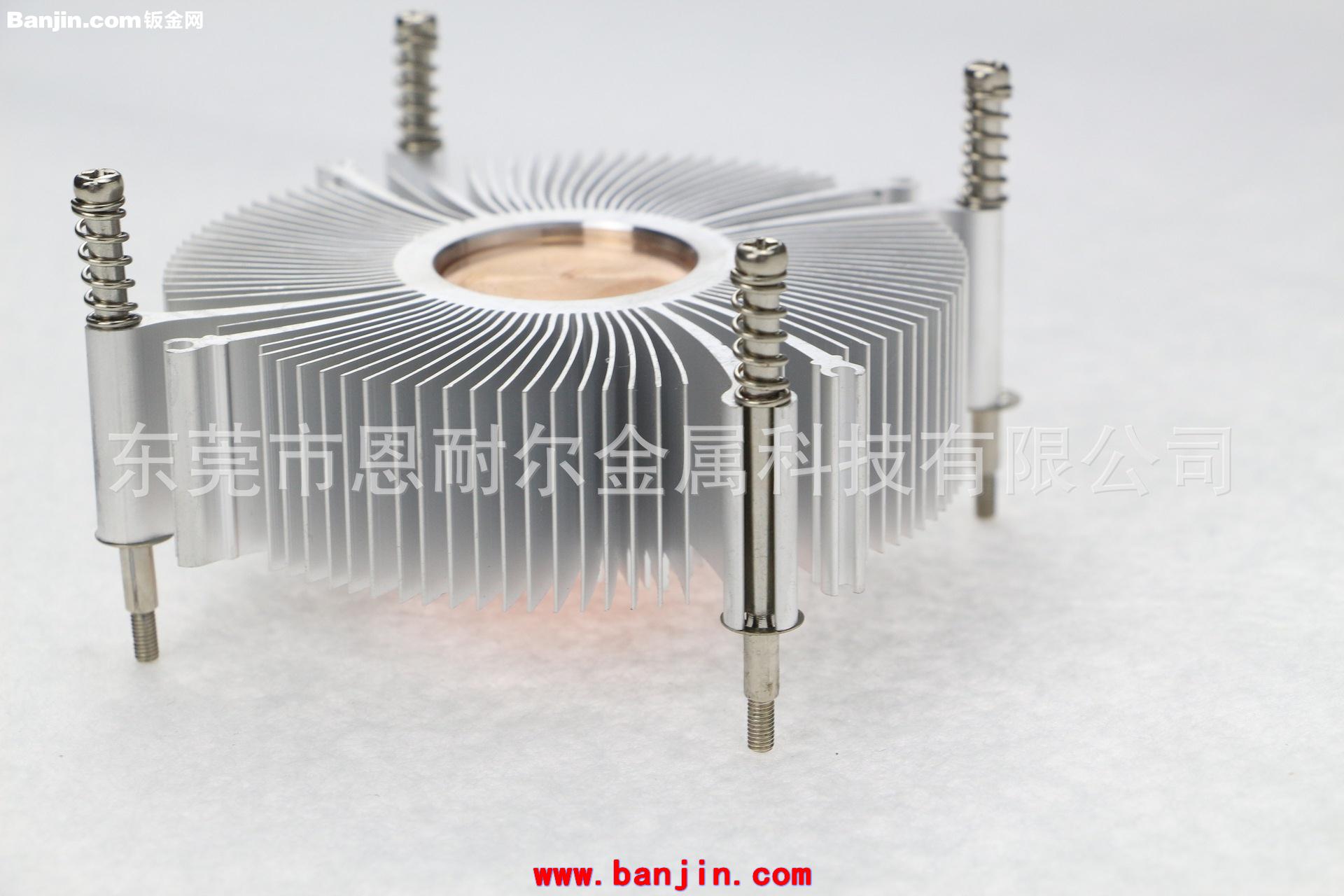 厂家现货98*30MMCPU散热器，支持多平台通用AMD/Intel散热器