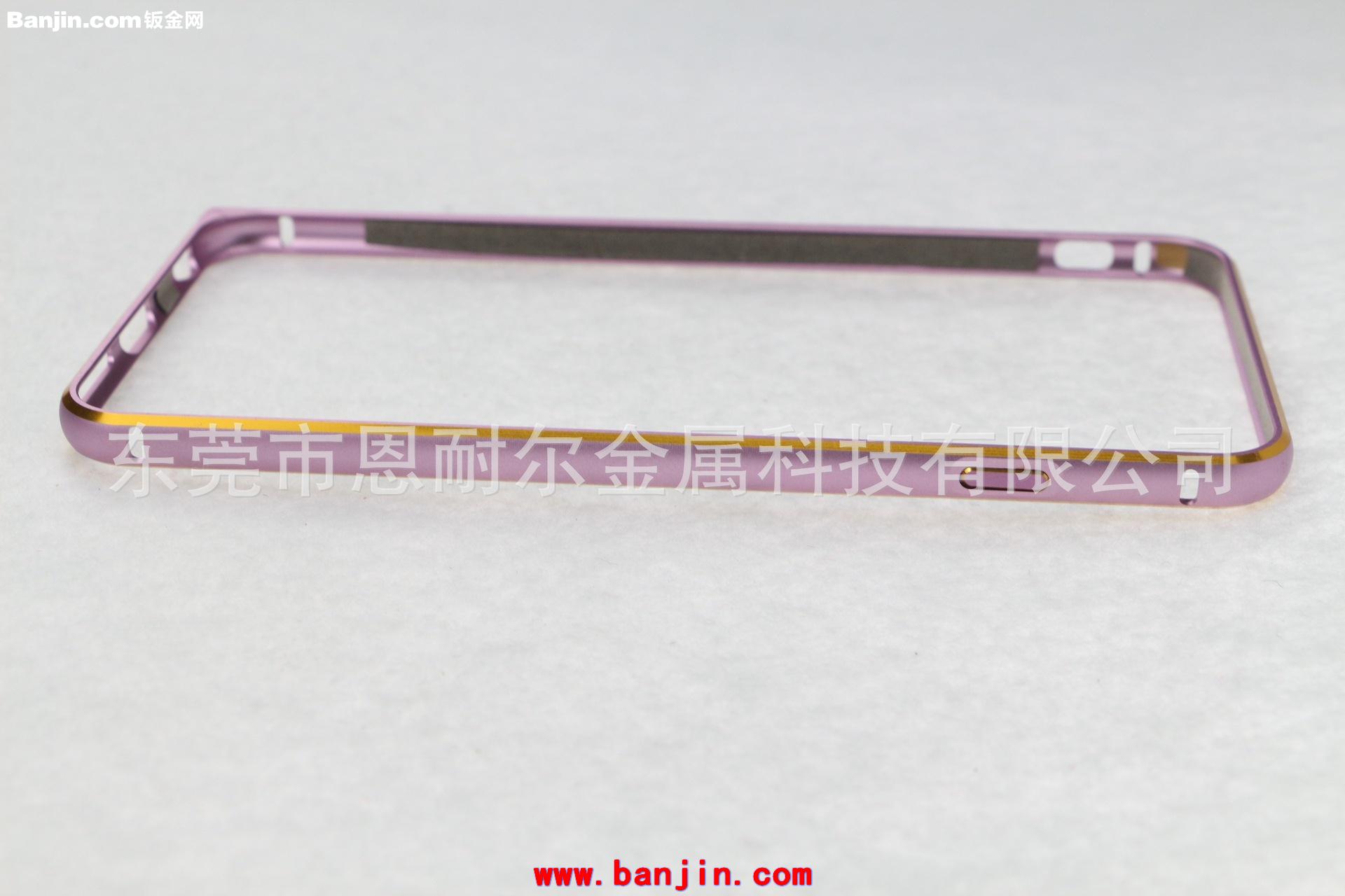 精品粉色iphone6 4.7寸金属边框外壳带按键 iphone铝外壳 现货
