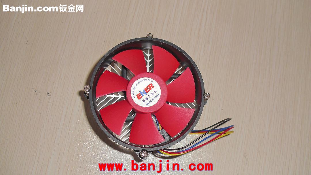 FIN红色不带铜CPU散热器,COLER775CPU散热器热销,CPU散热器厂家