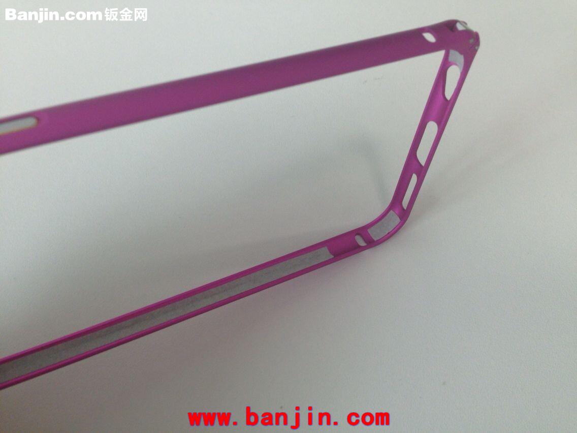 厂家大量供应iPhone铝外壳/iphone6 plus 5.5寸紫色边框铝外壳