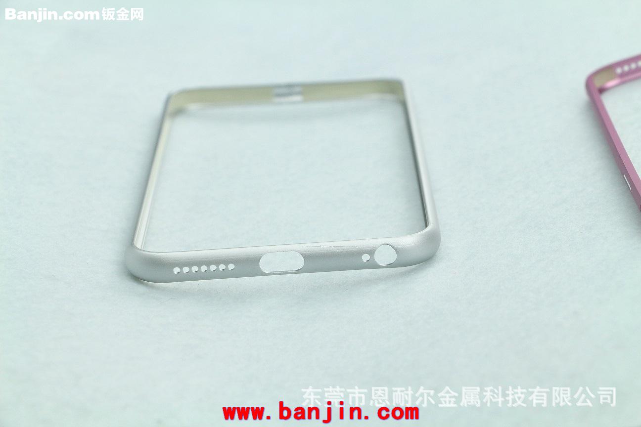 供应苹果iphone6 plus5.5寸银色纯铝金属边框外壳带按键 现货