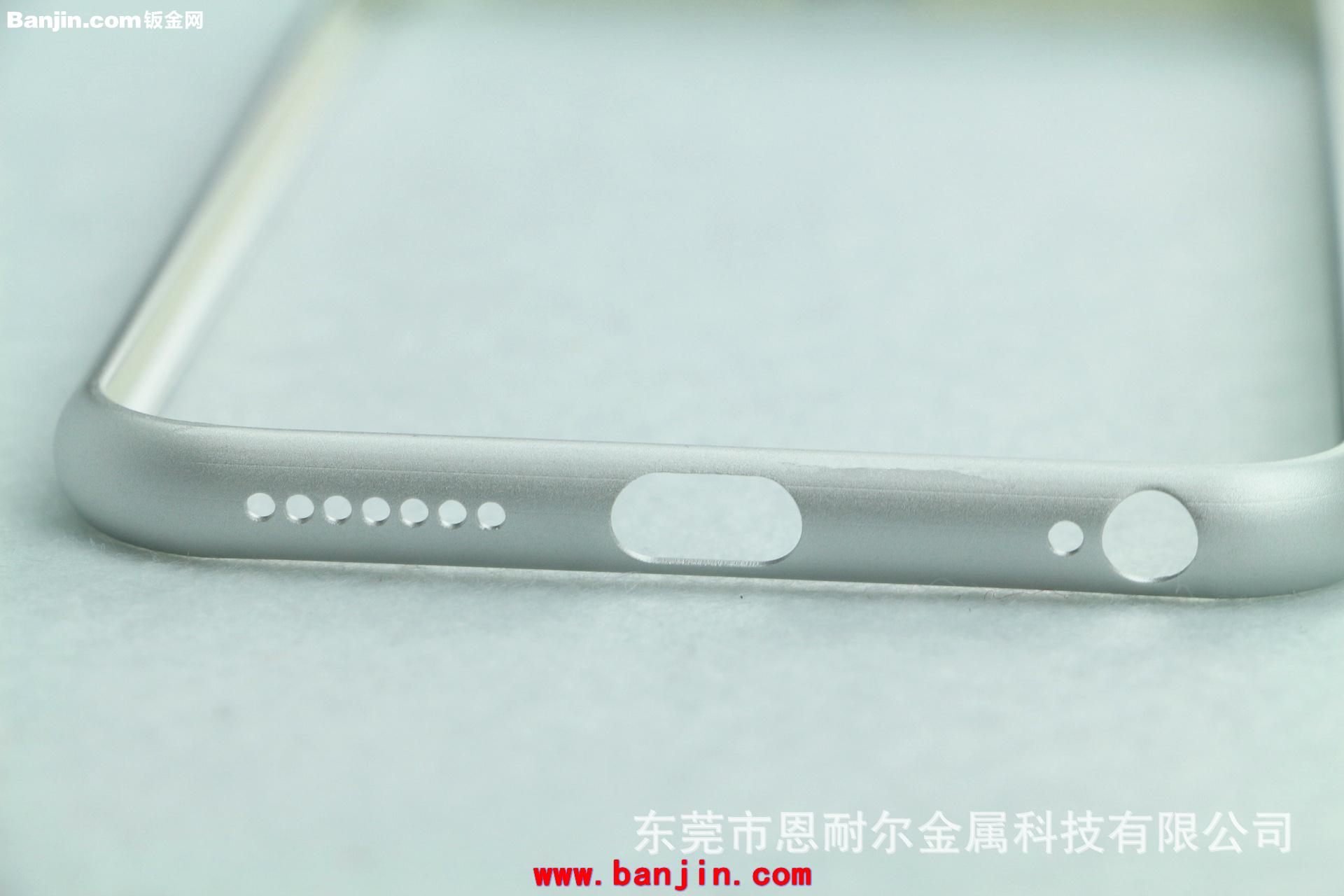 供应苹果iphone6 plus5.5寸银色纯铝金属边框外壳带按键 现货
