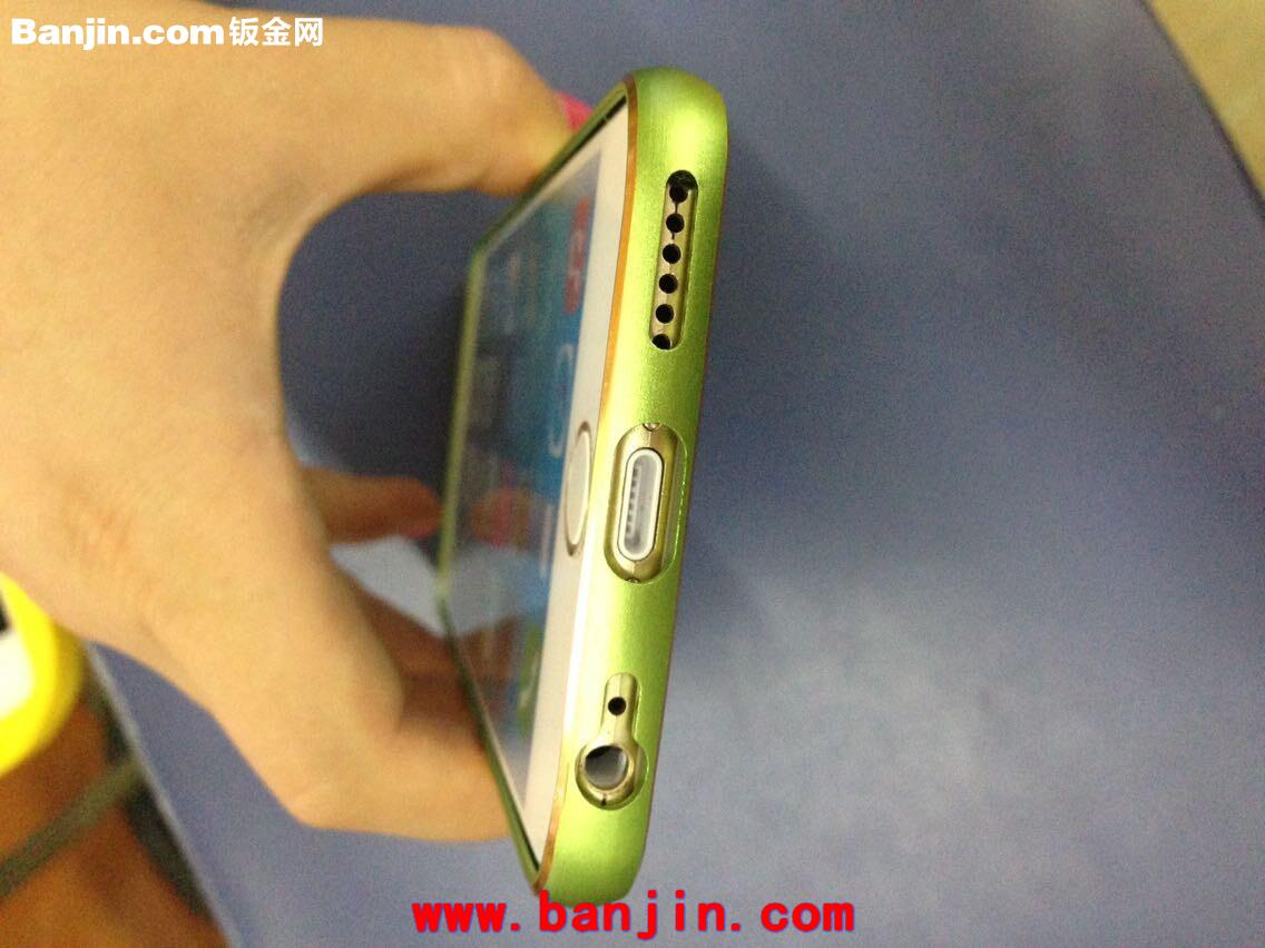 供应苹果iphone6 4.7金属双边带钻铝边框外壳 大量现货 欢迎订购