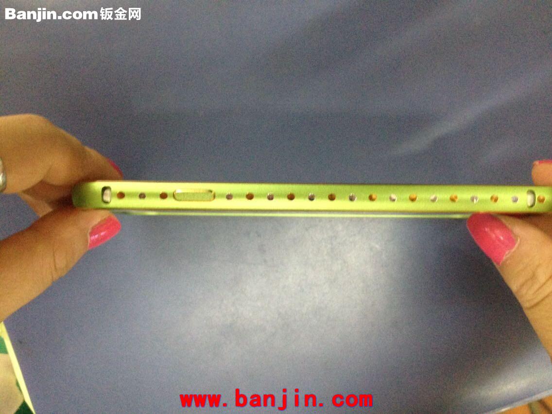 供应苹果iphone6 4.7金属双边带钻铝边框外壳 大量现货 欢迎订购