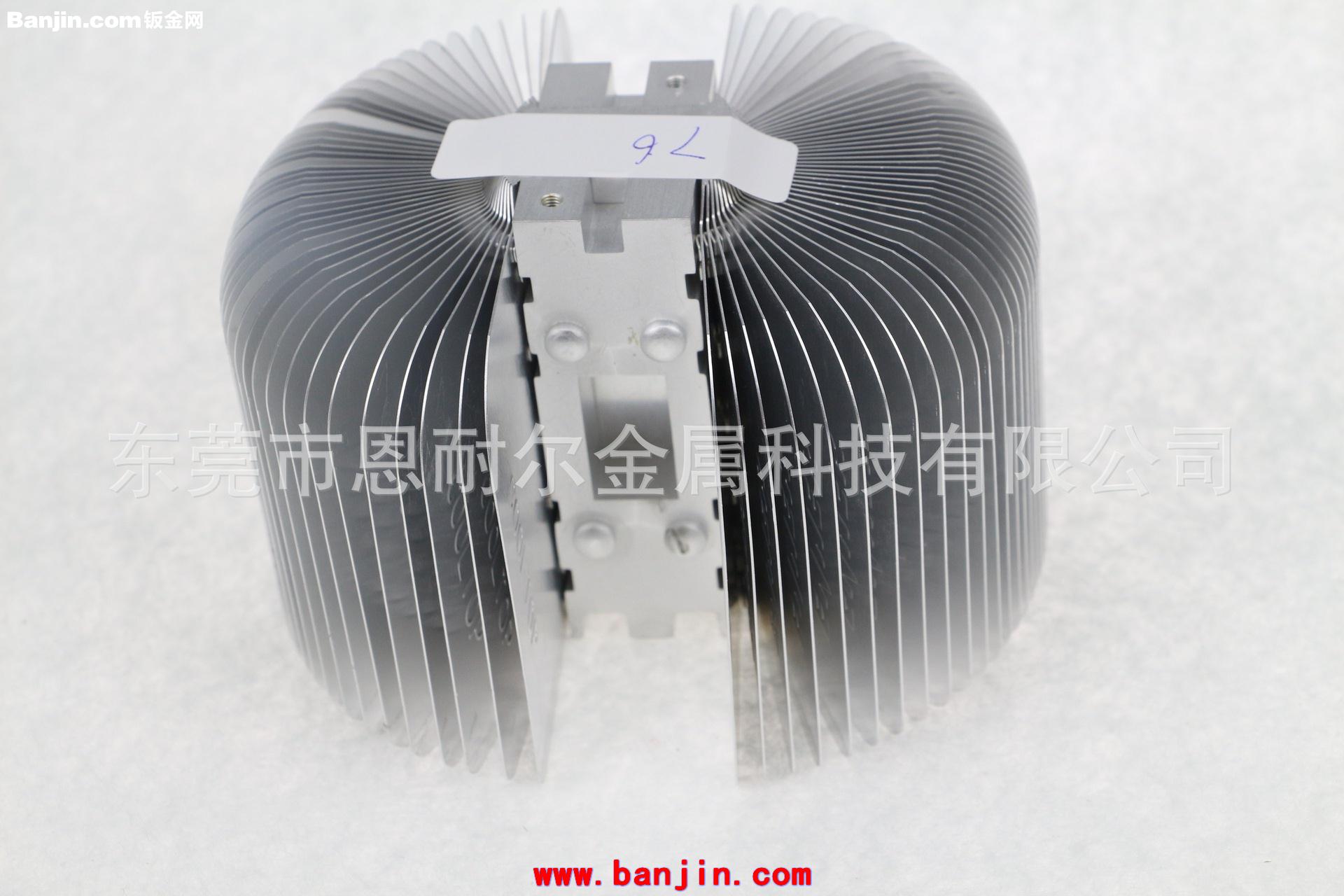 专业散热厂家供应连续模鳍片散热器，CPU散热器，铝散热器