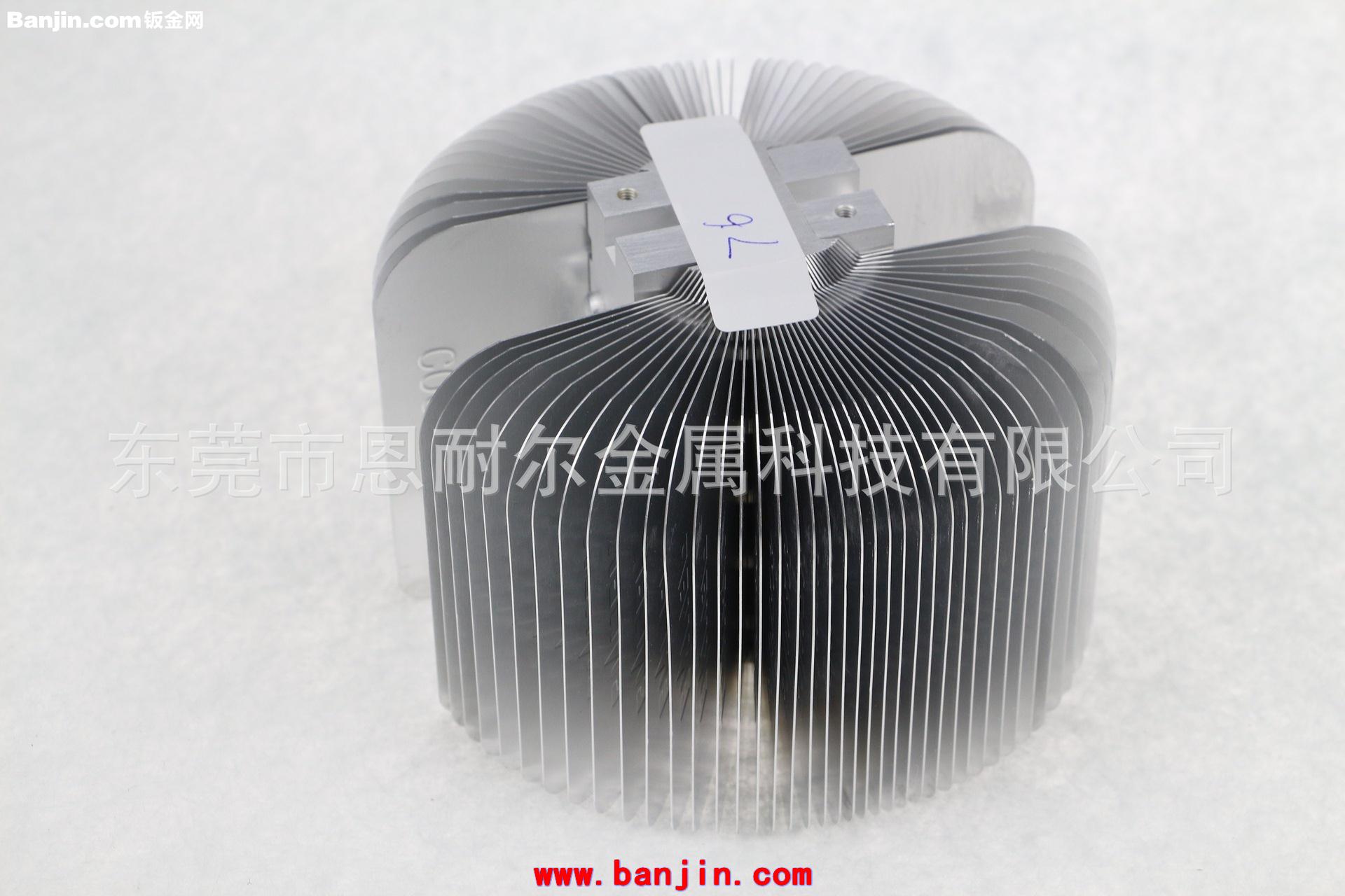 专业散热厂家供应连续模鳍片散热器，CPU散热器，铝散热器