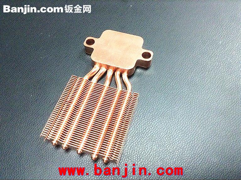 东莞恩耐尔供应铜热管焊接散热器报价 铜热管焊接散热器片批发