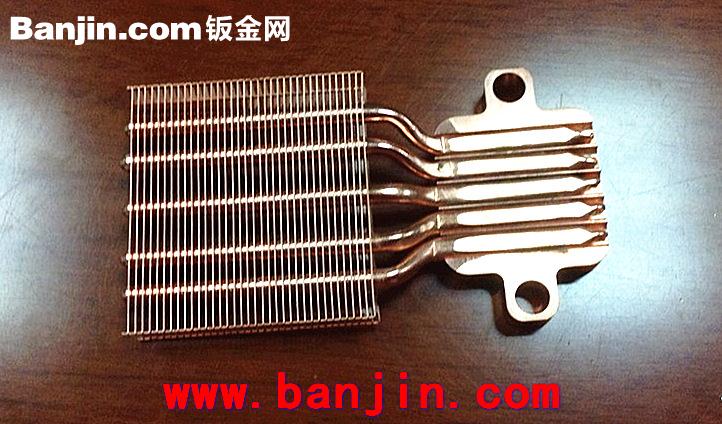 东莞恩耐尔供应铜热管焊接散热器报价 铜热管焊接散热器片批发