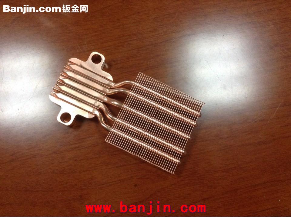 东莞恩耐尔供应铜热管焊接散热器报价 铜热管焊接散热器片批发