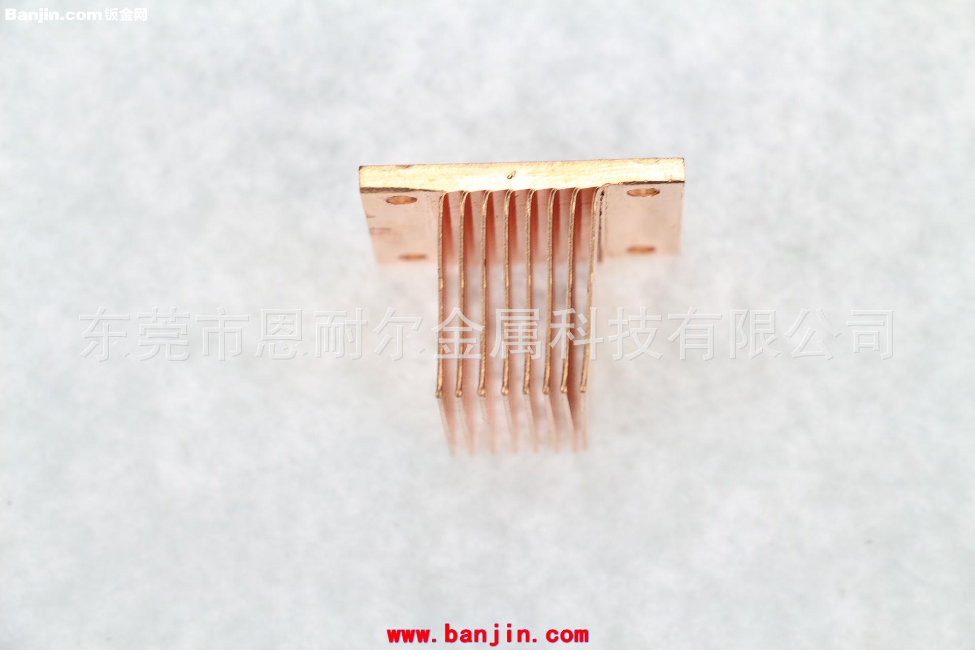 厂家库存30*30*22MM纯铜散热片，纯铜齿片散热器，焊接散热器报价