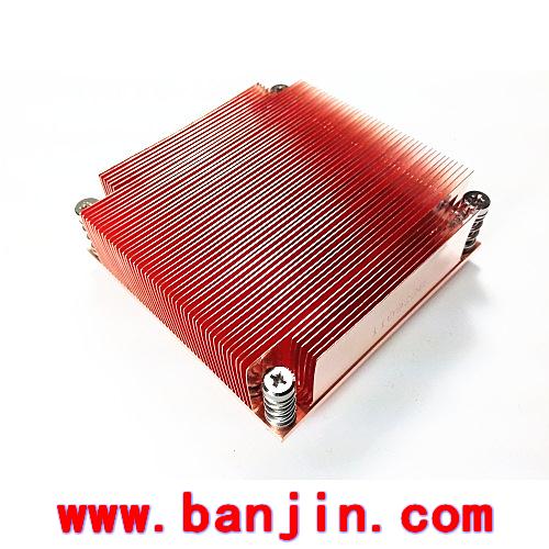 东莞纯铜铲齿散热器/CPU高密度纯铜铲齿散热器/铲齿散热器厂家
