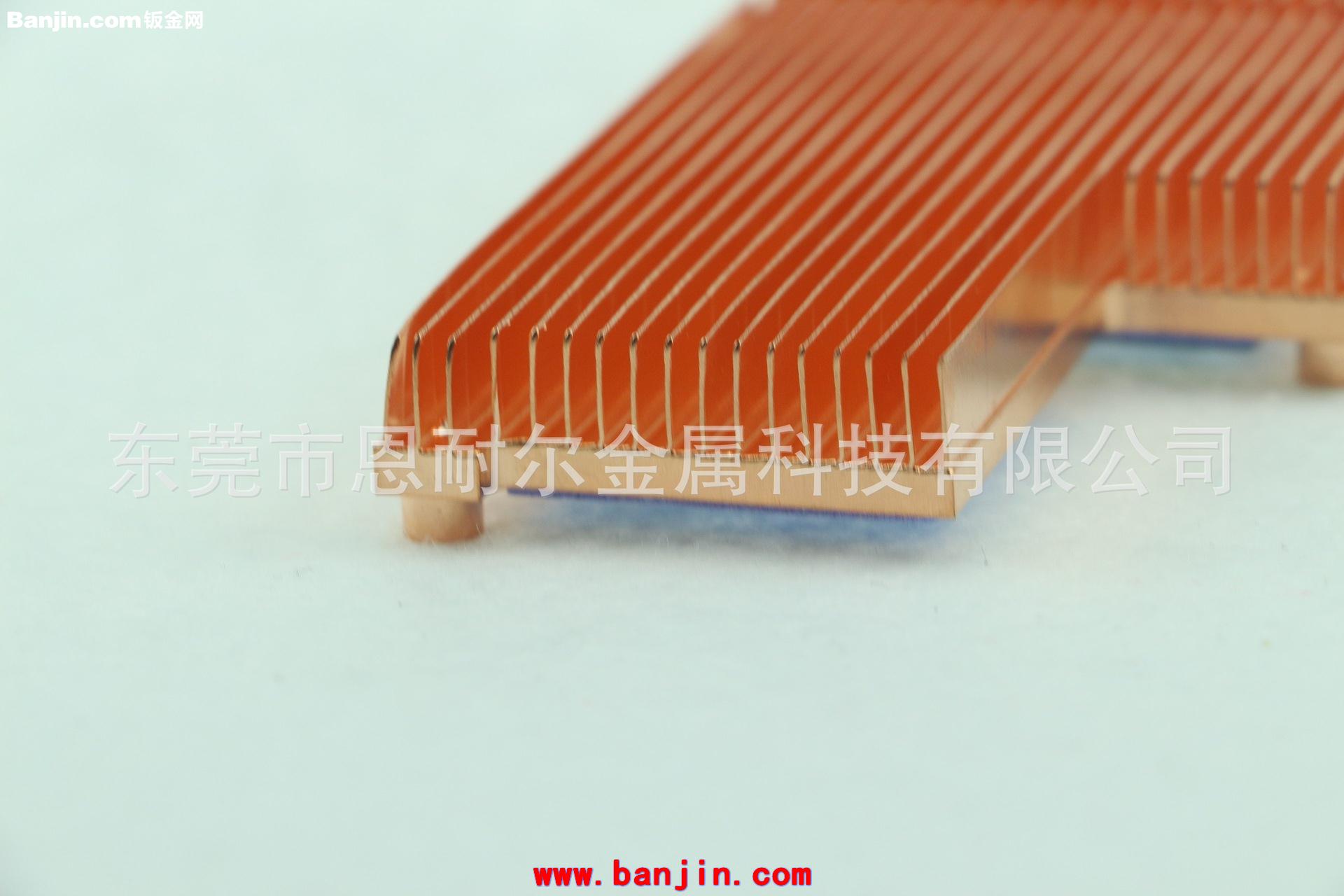 精密纯铜铲齿散热器OEM/ODM生产 工业电子PC主板散热片制造厂家