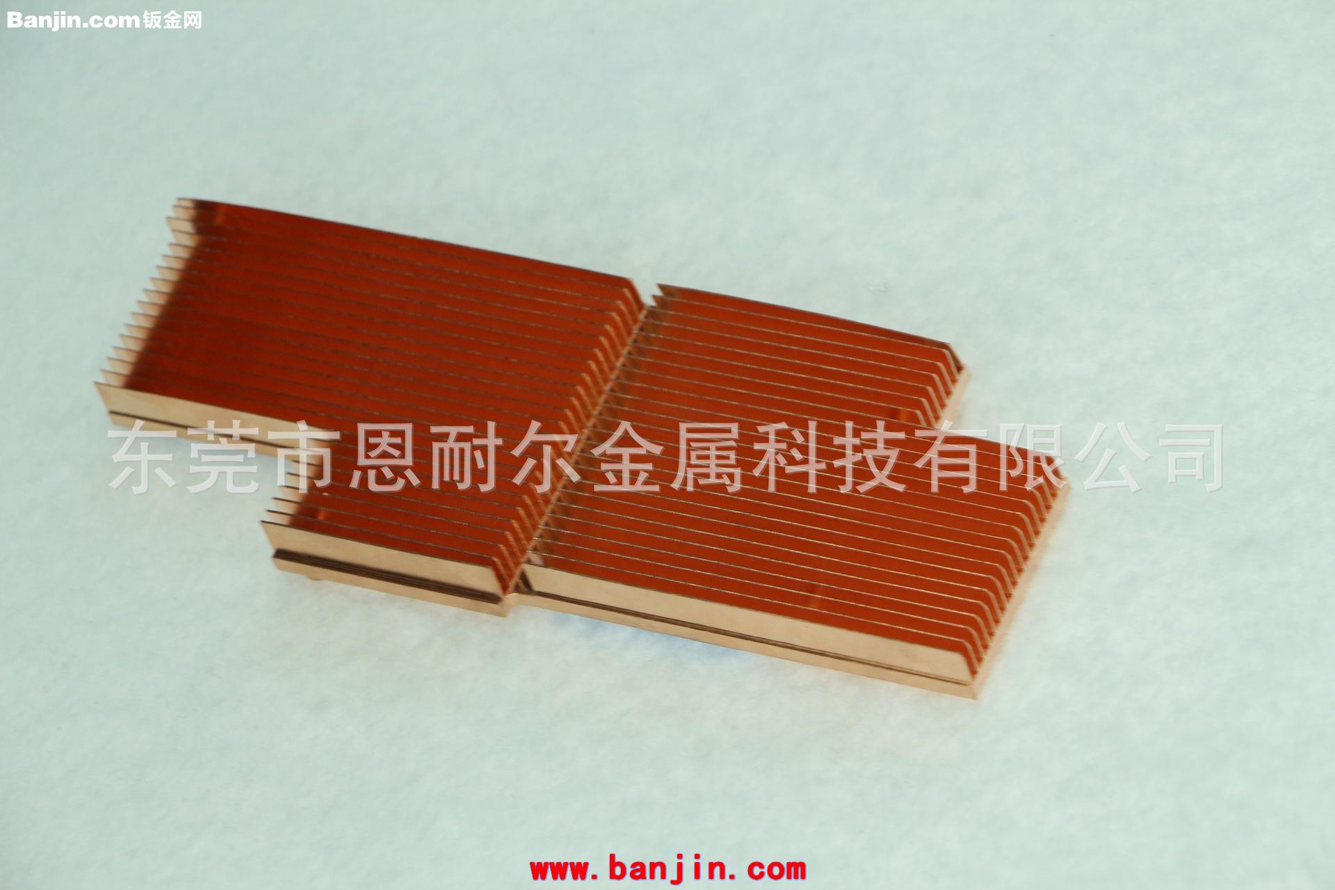 精密纯铜铲齿散热器OEM/ODM生产 工业电子PC主板散热片制造厂家