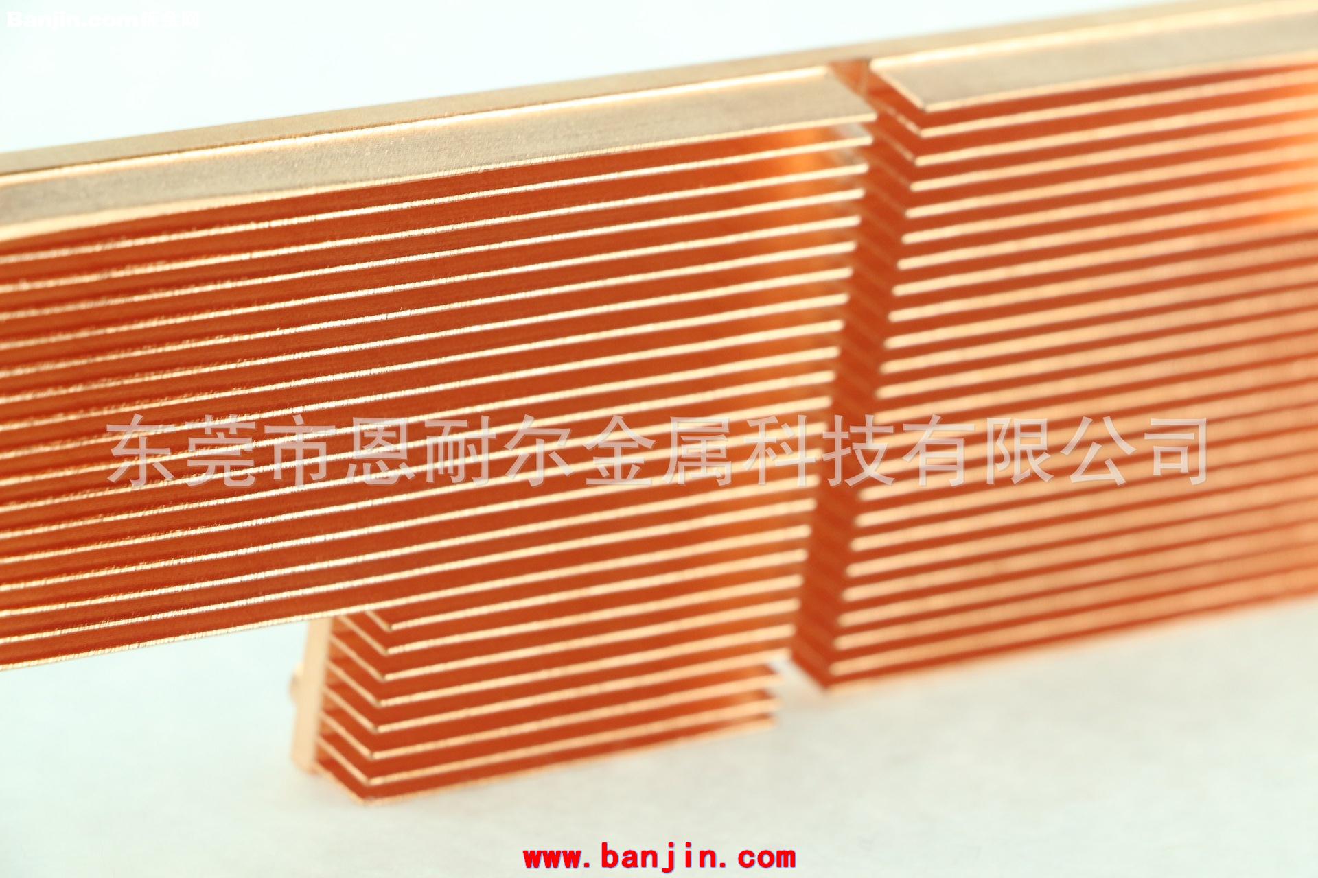 精密纯铜铲齿散热器OEM/ODM生产 工业电子PC主板散热片制造厂家