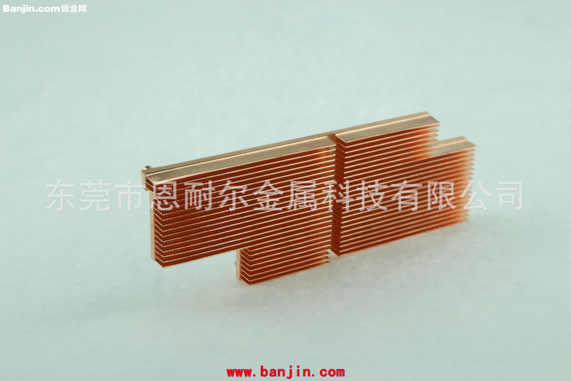 精密纯铜铲齿散热器OEM/ODM生产 工业电子PC主板散热片制造厂家