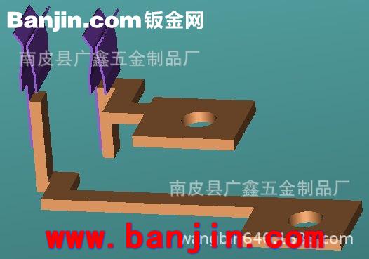 铜冲压件 电子插件 接触片
