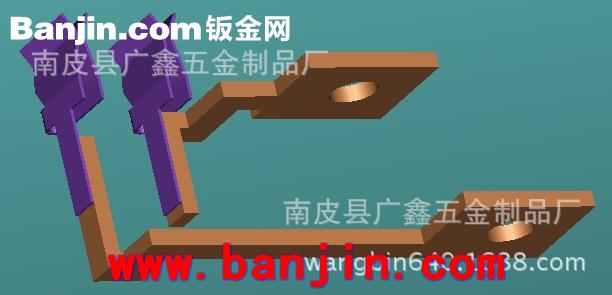铜冲压件 电子插件 接触片