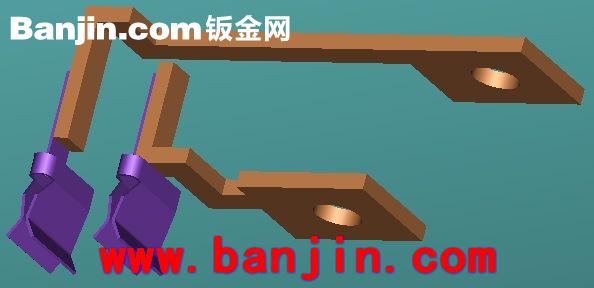铜冲压件 电子插件 接触片