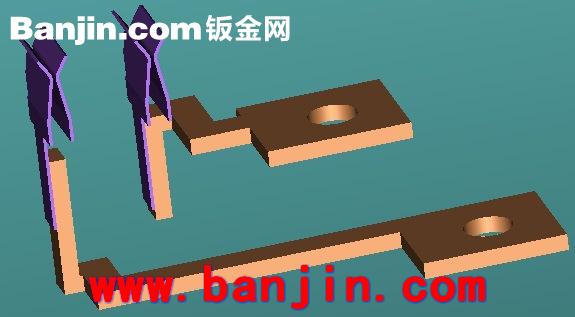 铜冲压件 电子插件 接触片