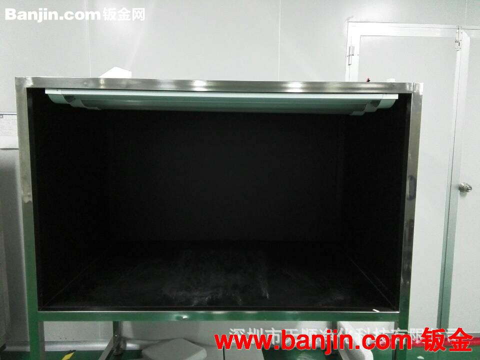 厂家定制各种QC检测台 手机屏检测台 带灯带黑色罩工作台