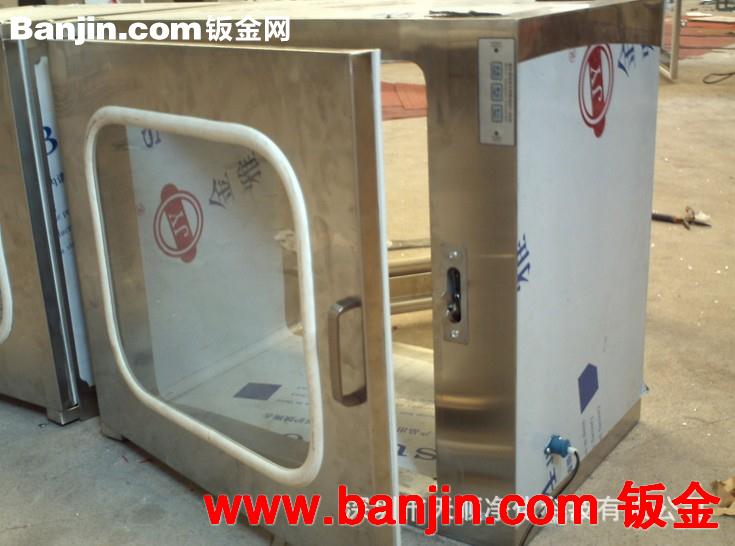 供应定制电子联锁传递窗，不锈钢传递窗，不锈钢联锁传递窗