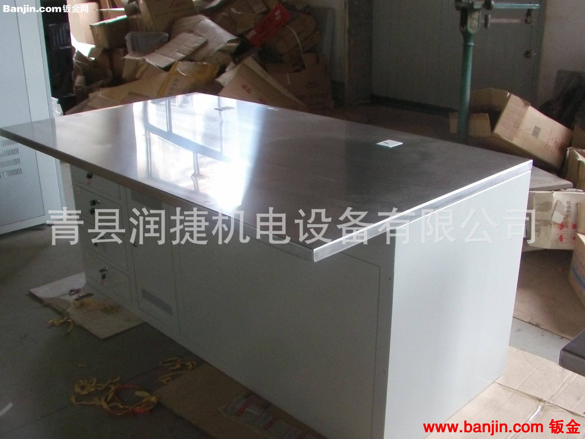 厂家直销 双联平台/控制台/监控操作台 拼装不锈钢板质台面