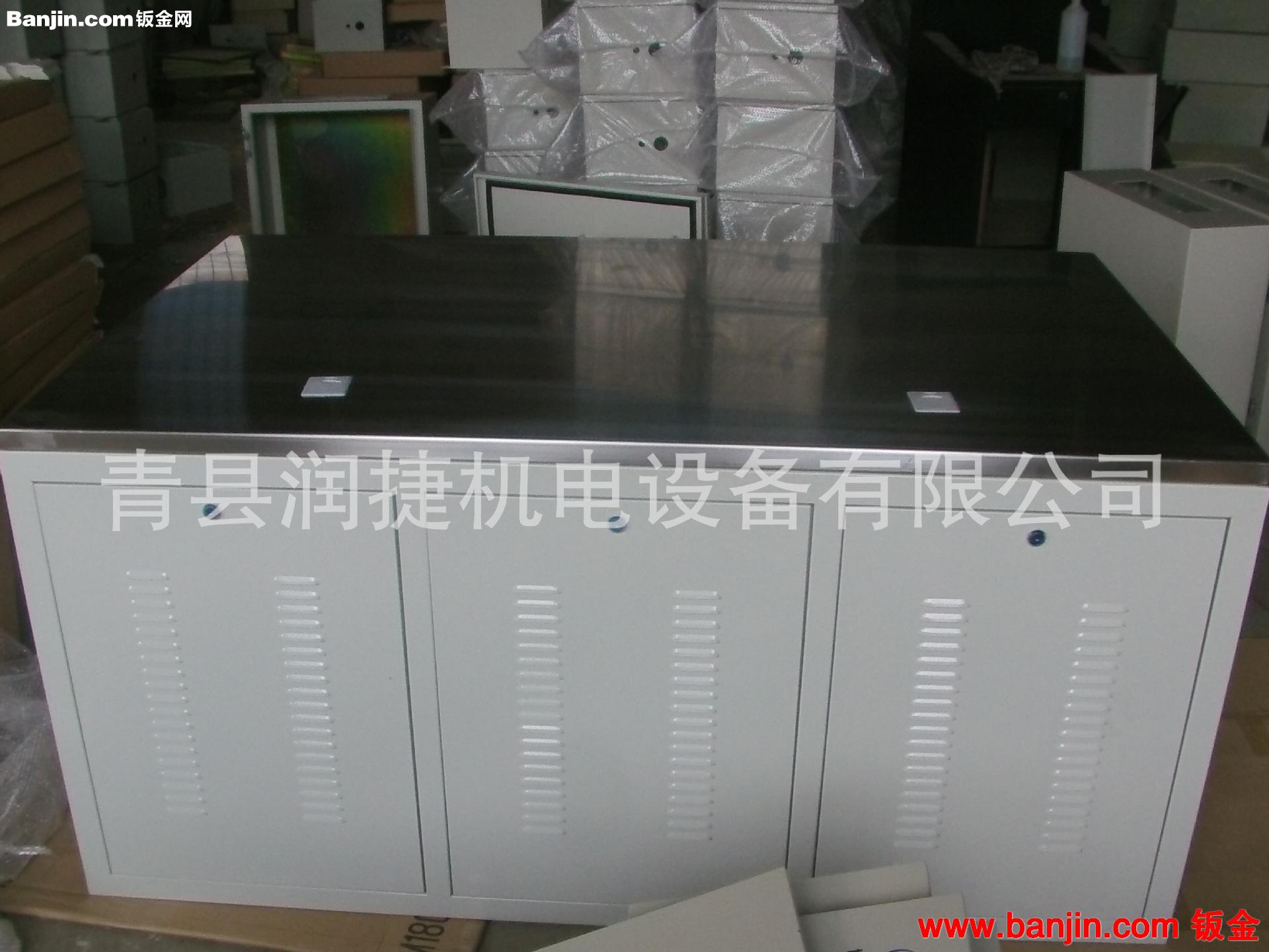 厂家直销 双联平台/控制台/监控操作台 拼装不锈钢板质台面