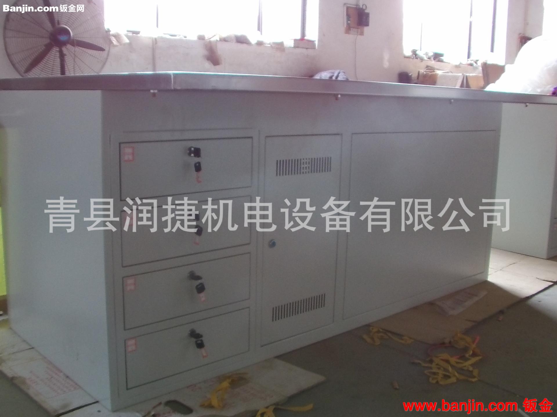 厂家直销 双联平台/控制台/监控操作台 拼装不锈钢板质台面